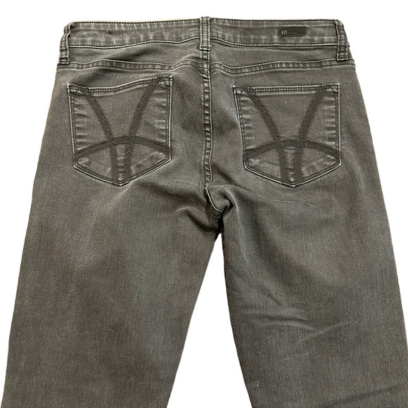 Kut from the Kloth Womens jeans, Farrah Baby bootcut, black, size 4 - Picture 5 of 5